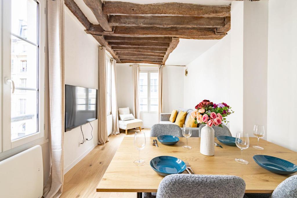 Appartement Quartier Fontaine Chatelet Les Halles Free Netflix