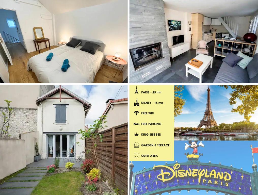 Le Traditionnel - Maison avec Jardin & Parking - Idéal Disneyland & PARIS