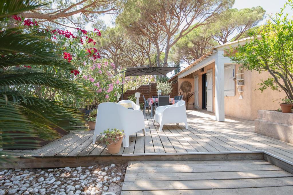 Joli mazet clim vue St Tropez