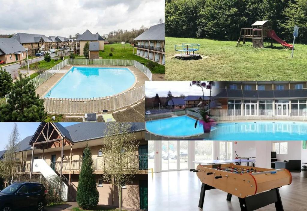 Entre le Pont 9 et l'Eveque , Les Hauts de Honfleur, Piscine, WIFI et Parking gratuits